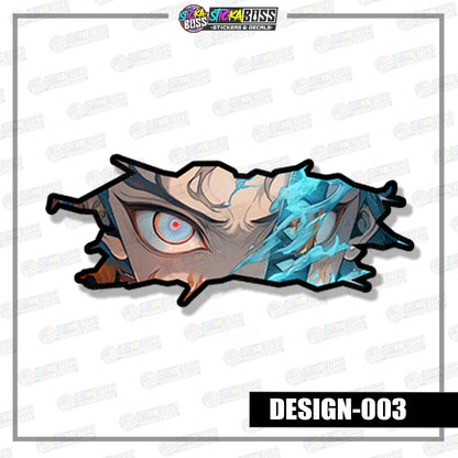 DEMONSLAYER | ANIME SCRATCH STICKER【VINYL PRINTED】( LAMINATED / WATERPROOF )【Stickaboss】