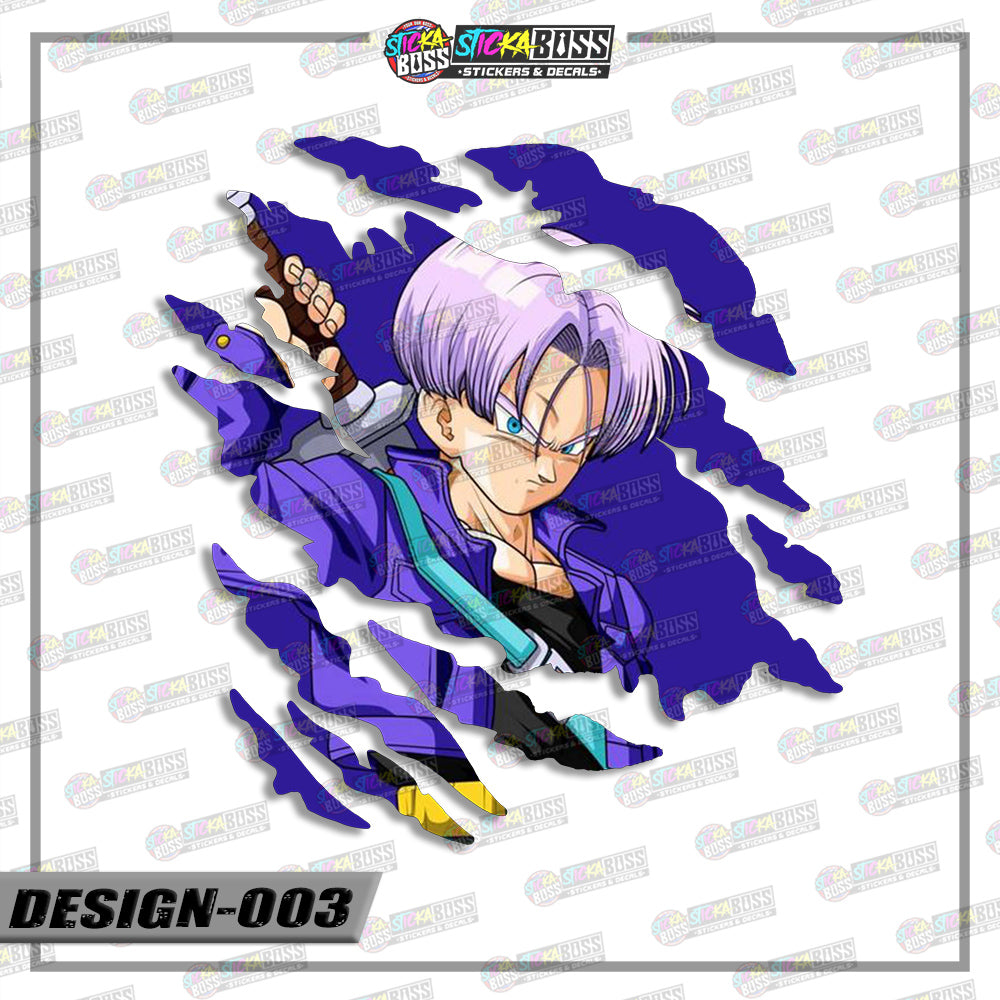 DRAGON BALL | ANIME SCRATCH STICKER【VINYL PRINTED】( LAMINATED / WATERPROOF )【Stickaboss】