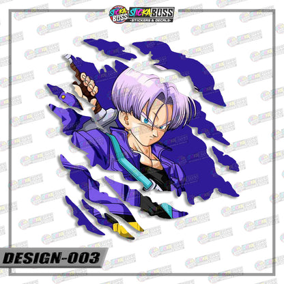 DRAGON BALL | ANIME SCRATCH STICKER【VINYL PRINTED】( LAMINATED / WATERPROOF )【Stickaboss】