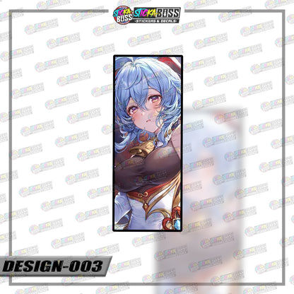 GENSHIN IMPACT | RECTANGLE SIZE  VINYL STICKER 【VINYL PRINTED】( LAMINATED / WATERPROOF )