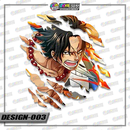 ONE PIECE PART 2 | ANIME SCRATCH STICKER【VINYL PRINTED】( LAMINATED / WATERPROOF )【Stickaboss】