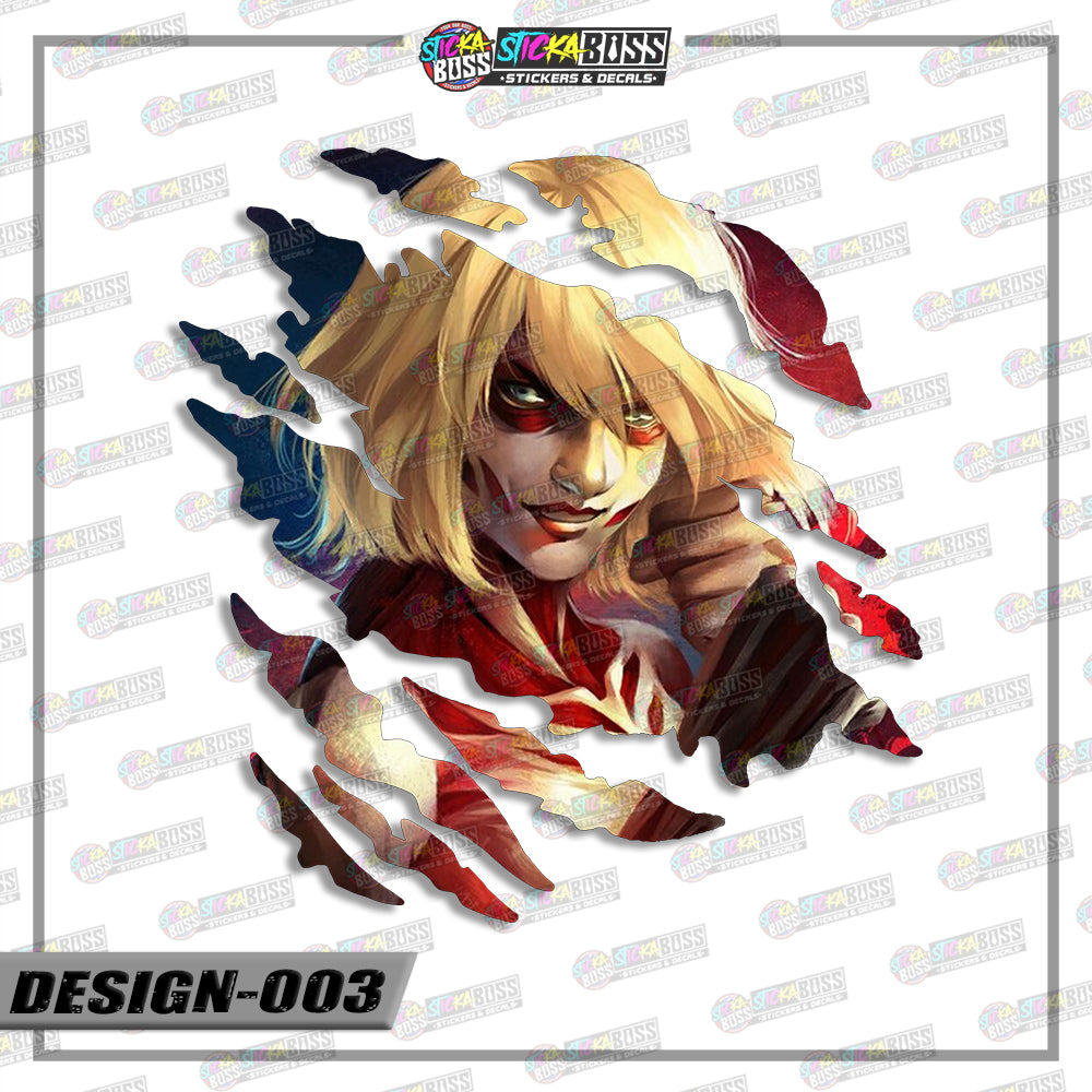 ATTACK ON TITAN PART  | ANIME SCRATCH STICKER【VINYL PRINTED】( LAMINATED / WATERPROOF )【Stickaboss】
