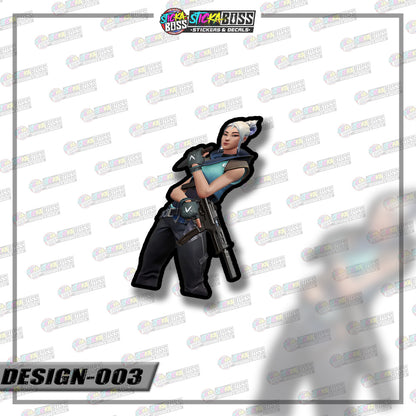 VALORANT | VINYL STICKER【VINYL PRINTED】( LAMINATED / WATERPROOF ) (Copy)