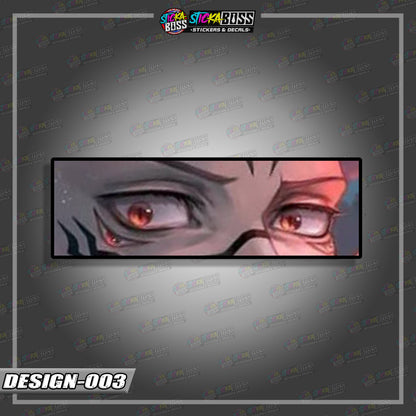 JUJUTSU KAISEN PART 1 | ANIME  EYE SLAP STICKER【VINYL PRINTED】( LAMINATED / WATERPROOF )