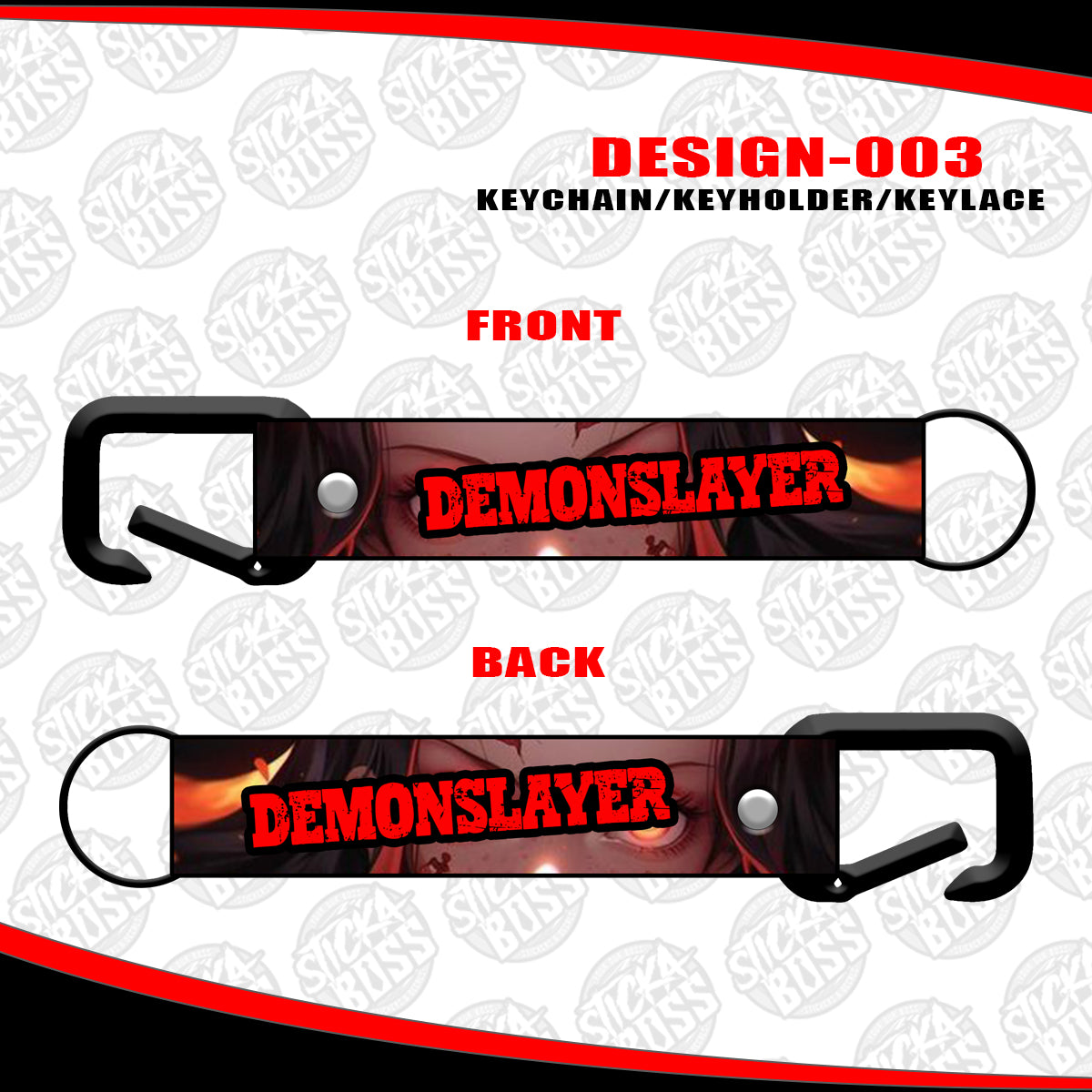 DEMONSLAYER KEYCHAIN / KEYHOLDER / KEYLACE (SOLD PER PIECE)【Stickaboss】