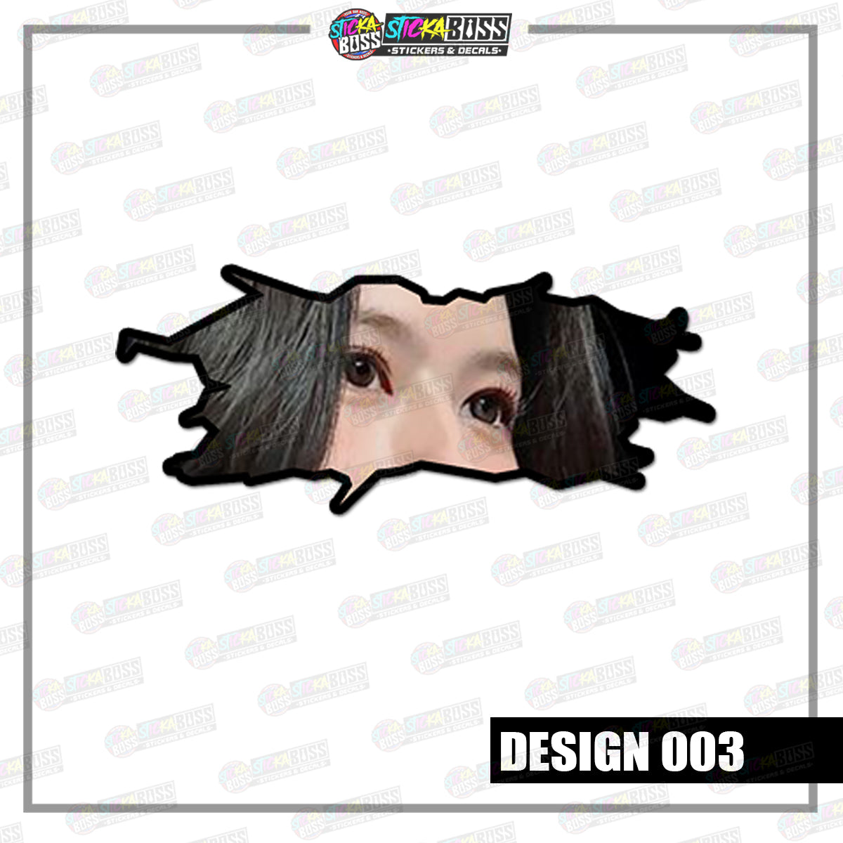 KPOP-TWICE | CRACK PEEKERS  ( ANIME VINYL STICKER DECALS )【Stickaboss】