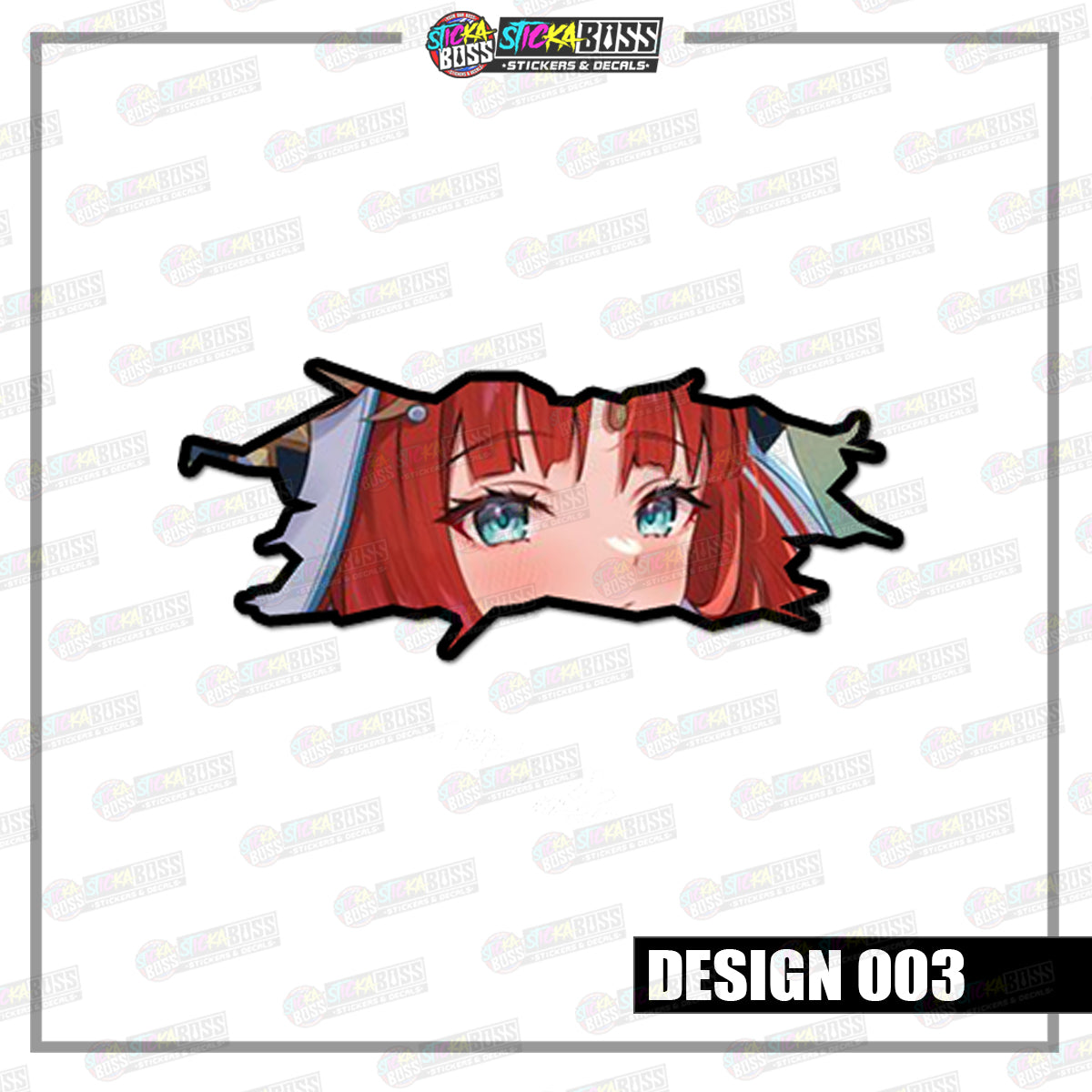GENSHIN IMPACT | ANIME SCRATCH STICKER【VINYL PRINTED】( LAMINATED / WATERPROOF )【Stickaboss】