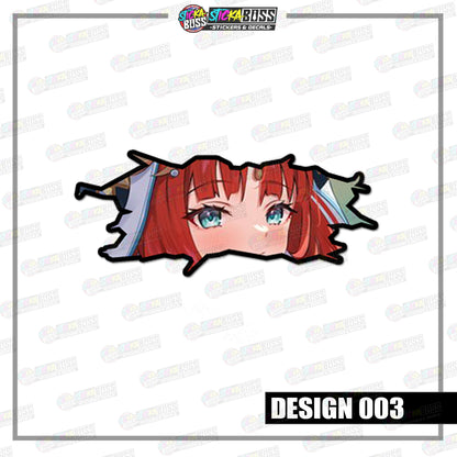 GENSHIN IMPACT | ANIME SCRATCH STICKER【VINYL PRINTED】( LAMINATED / WATERPROOF )【Stickaboss】