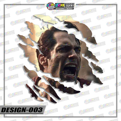 JUSTICE LEAGUE PART 1 | ANIME SCRATCH STICKER【VINYL PRINTED】( LAMINATED / WATERPROOF )【Stickaboss】