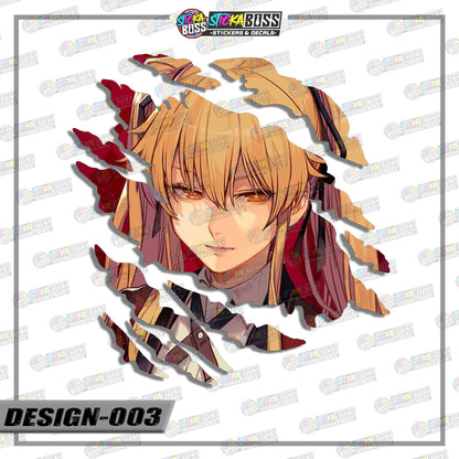 KAKEGURUI | ANIME SCRATCH STICKER【VINYL PRINTED】( LAMINATED / WATERPROOF )【Stickaboss】