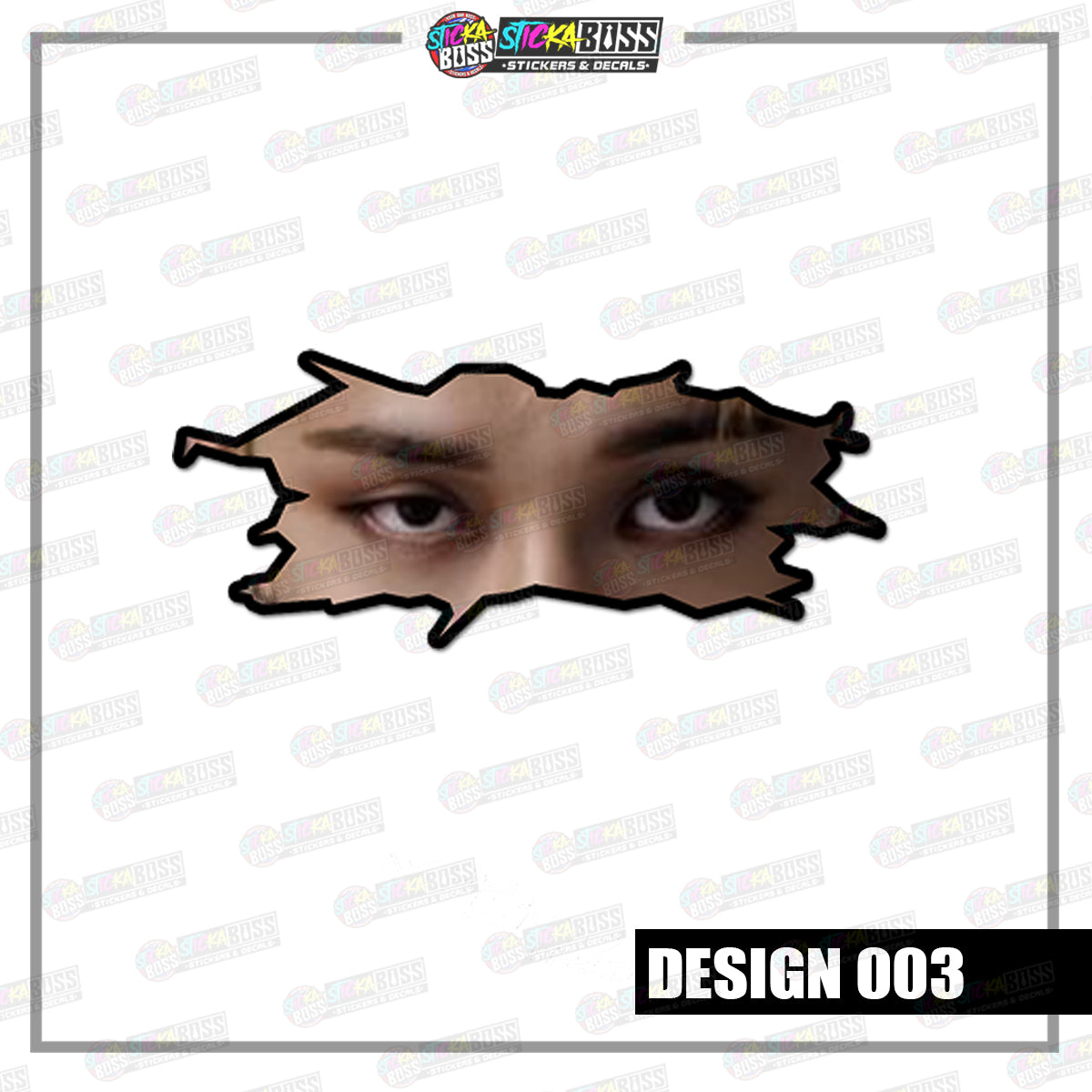 KPOP-STRAYKIDS | CRACK PEEKERS  ( ANIME VINYL STICKER DECALS )【Stickaboss】