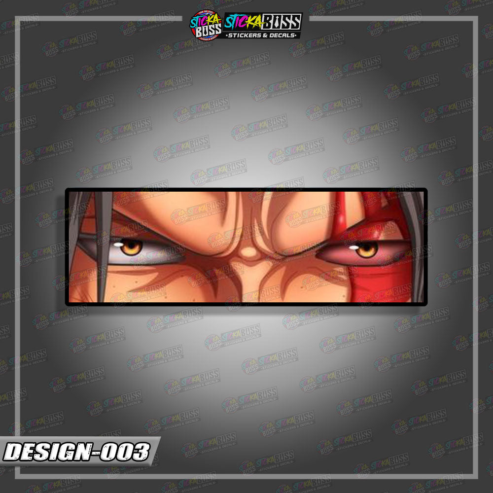 ONE PIECE PART 1 | ANIME  EYE SLAP STICKER【VINYL PRINTED】( LAMINATED / WATERPROOF )