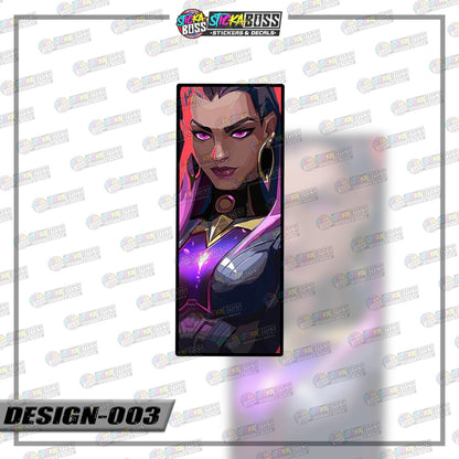 VALORANT | RECTANGLE SIZE  VINYL STICKER 【VINYL PRINTED】( LAMINATED / WATERPROOF )