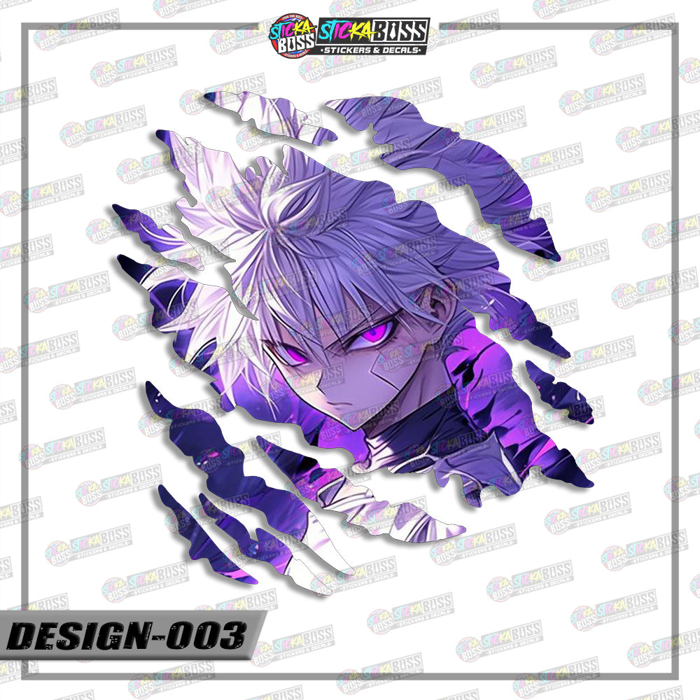 HUNTER X HUNTER | ANIME SCRATCH STICKER【VINYL PRINTED】( LAMINATED / WATERPROOF )【Stickaboss】