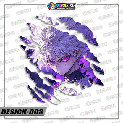HUNTER X HUNTER | ANIME SCRATCH STICKER【VINYL PRINTED】( LAMINATED / WATERPROOF )【Stickaboss】