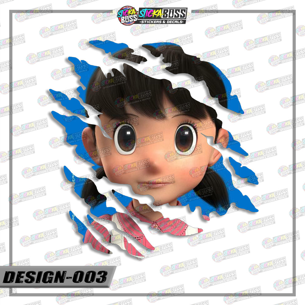DORAEMON | ANIME SCRATCH STICKER【VINYL PRINTED】( LAMINATED / WATERPROOF )