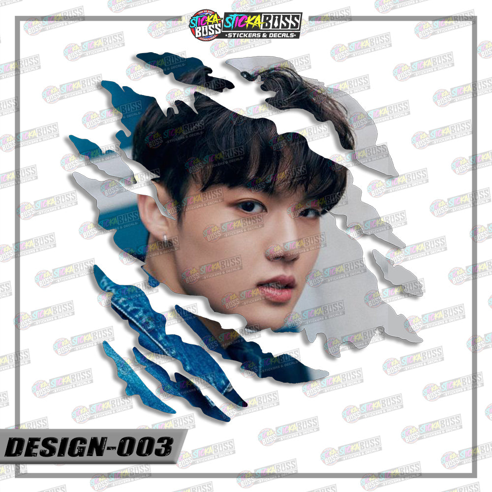TREASURE | ANIME SCRATCH STICKER【VINYL PRINTED】( LAMINATED / WATERPROOF )【Stickaboss】