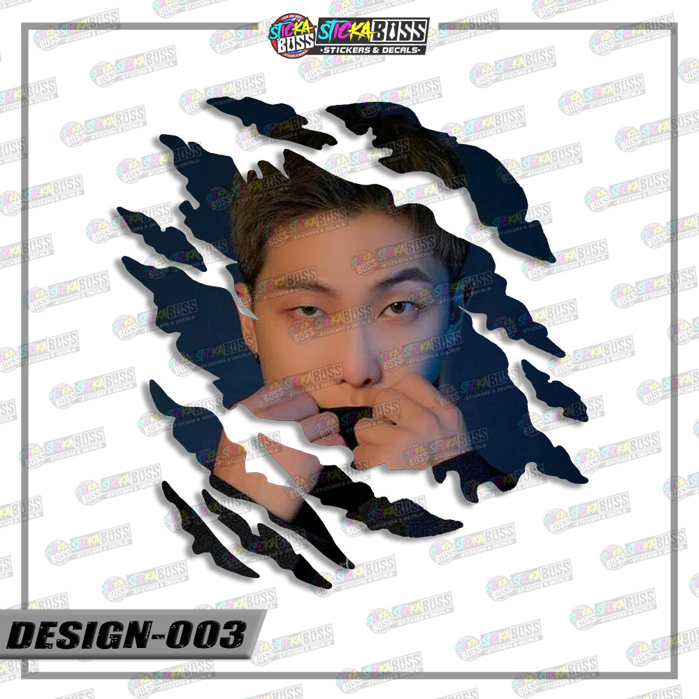 BTS | ANIME SCRATCH STICKER【VINYL PRINTED】( LAMINATED / WATERPROOF )【Stickaboss】 (Copy)