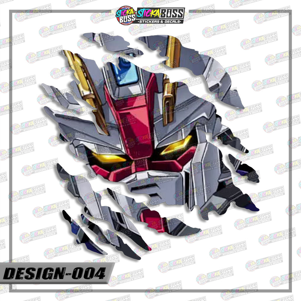 GUNDAM PART 1 | ANIME SCRATCH STICKER【VINYL PRINTED】( LAMINATED / WATERPROOF )【Stickaboss】