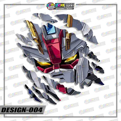 GUNDAM PART 1 | ANIME SCRATCH STICKER【VINYL PRINTED】( LAMINATED / WATERPROOF )【Stickaboss】