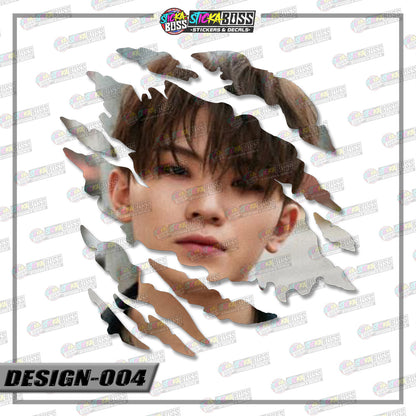 Seventeen | SCRATCH STICKER【VINYL PRINTED】( LAMINATED / WATERPROOF )【Stickaboss】