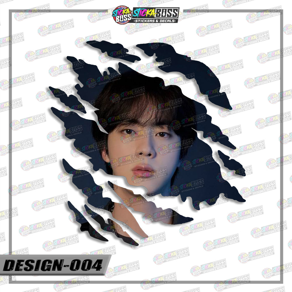 BTS | ANIME SCRATCH STICKER【VINYL PRINTED】( LAMINATED / WATERPROOF )【Stickaboss】 (Copy)