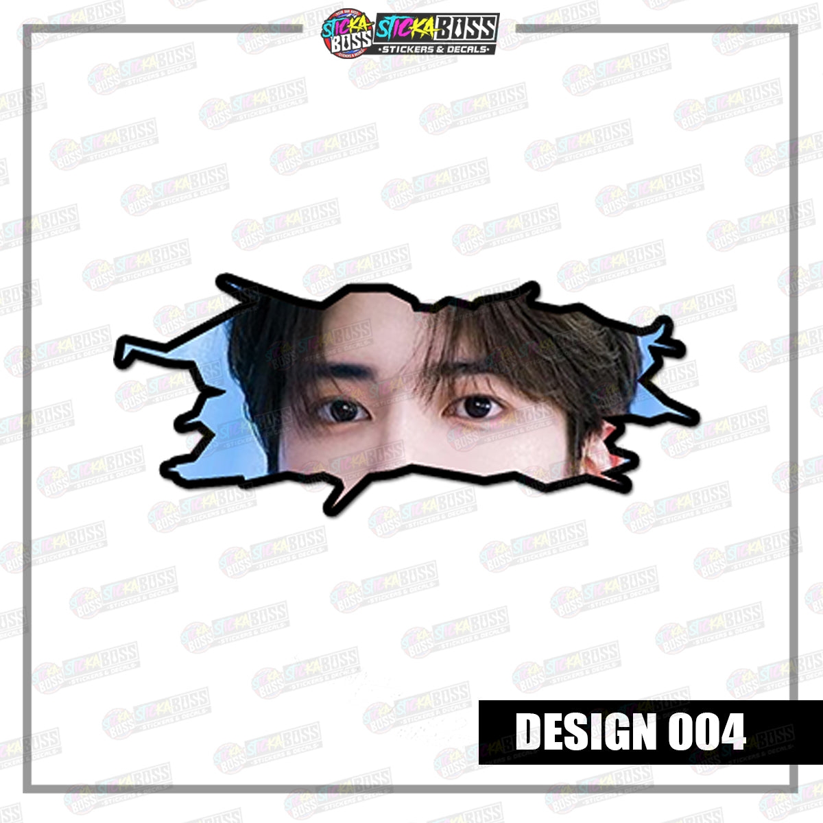 KPOP-TXT | CRACK PEEKERS  ( ANIME VINYL STICKER DECALS )【Stickaboss】