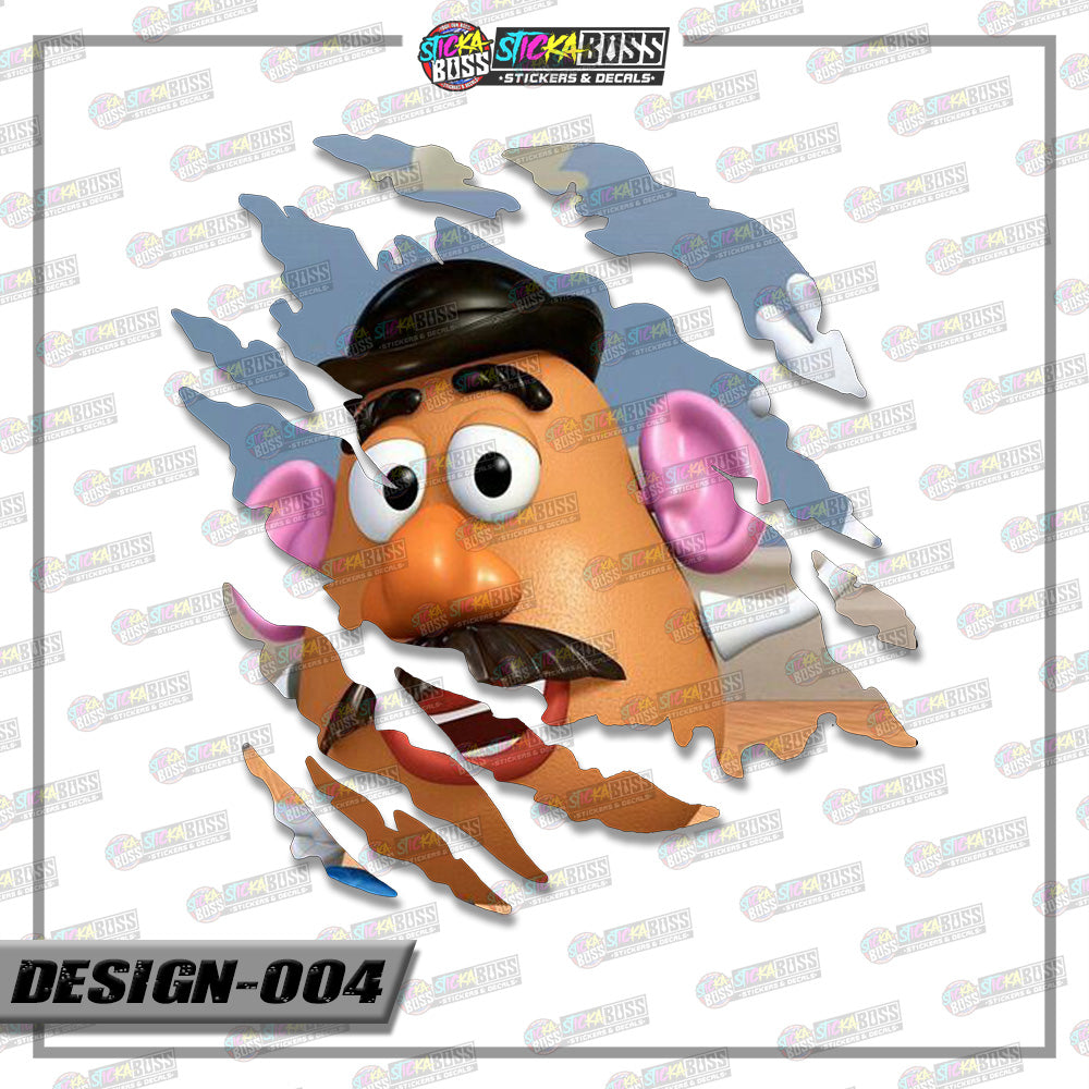 TOY STORY| ANIME SCRATCH STICKER【VINYL PRINTED】( LAMINATED / WATERPROOF )【Stickaboss】