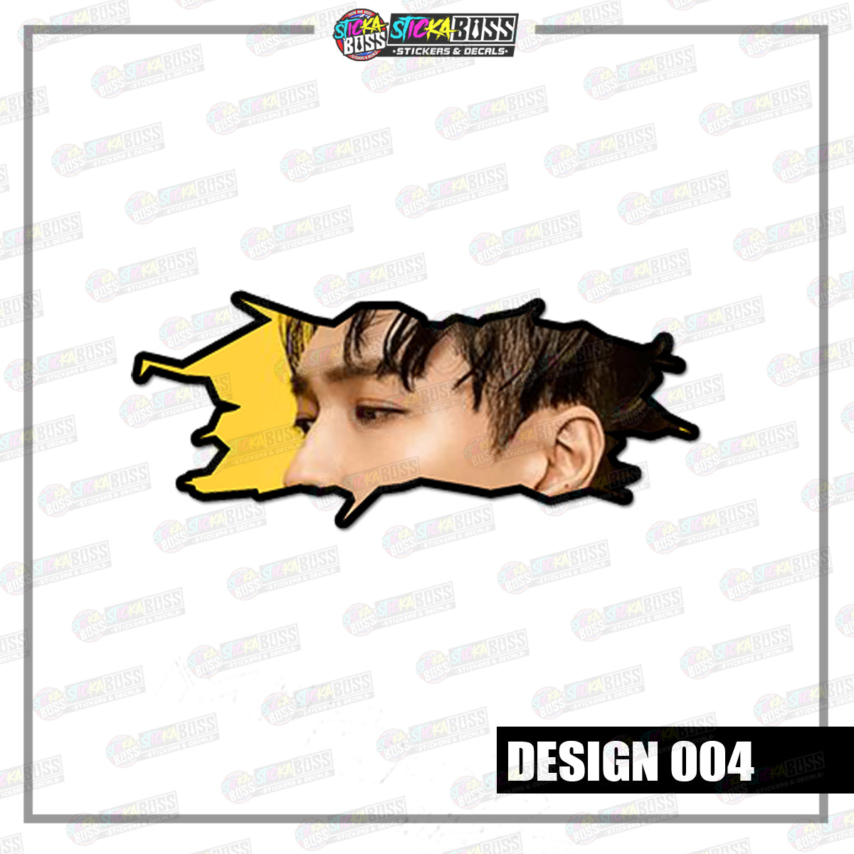 KPOP- EXO | CRACK PEEKERS  ( ANIME VINYL STICKER DECALS )【Stickaboss】