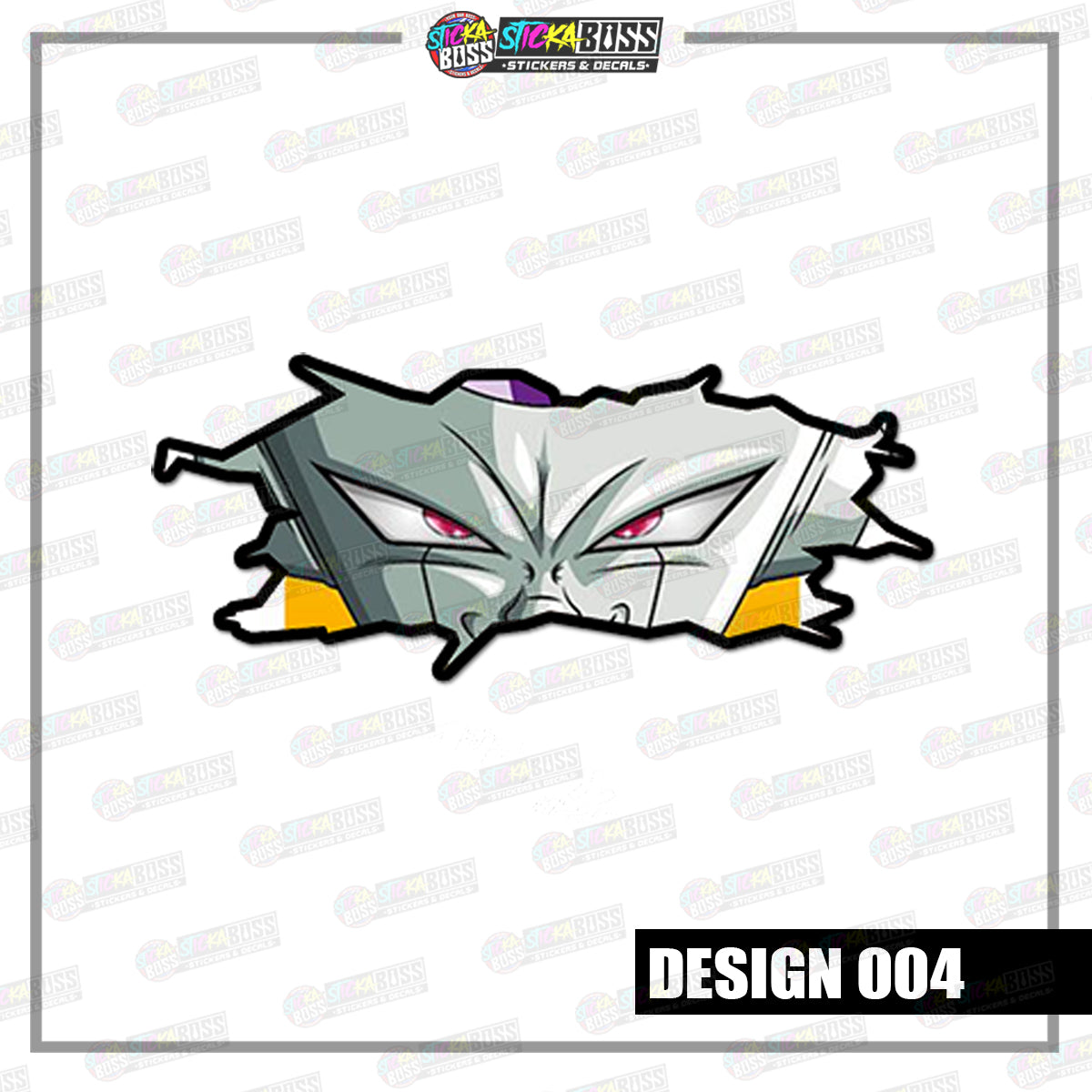 DRAGON BALL | CRACK PEEKERS  ( ANIME VINYL STICKER DECALS )【Stickaboss】