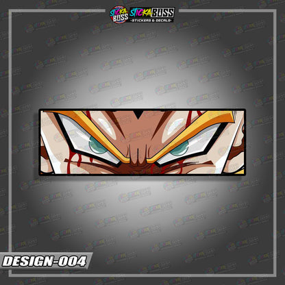 DRAGON BALL Z | ANIME  EYE SLAP STICKER【VINYL PRINTED】( LAMINATED / WATERPROOF )