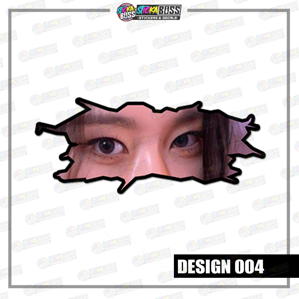 KPOP- ITZY| CRACK PEEKERS  ( ANIME VINYL STICKER DECALS )【Stickaboss】
