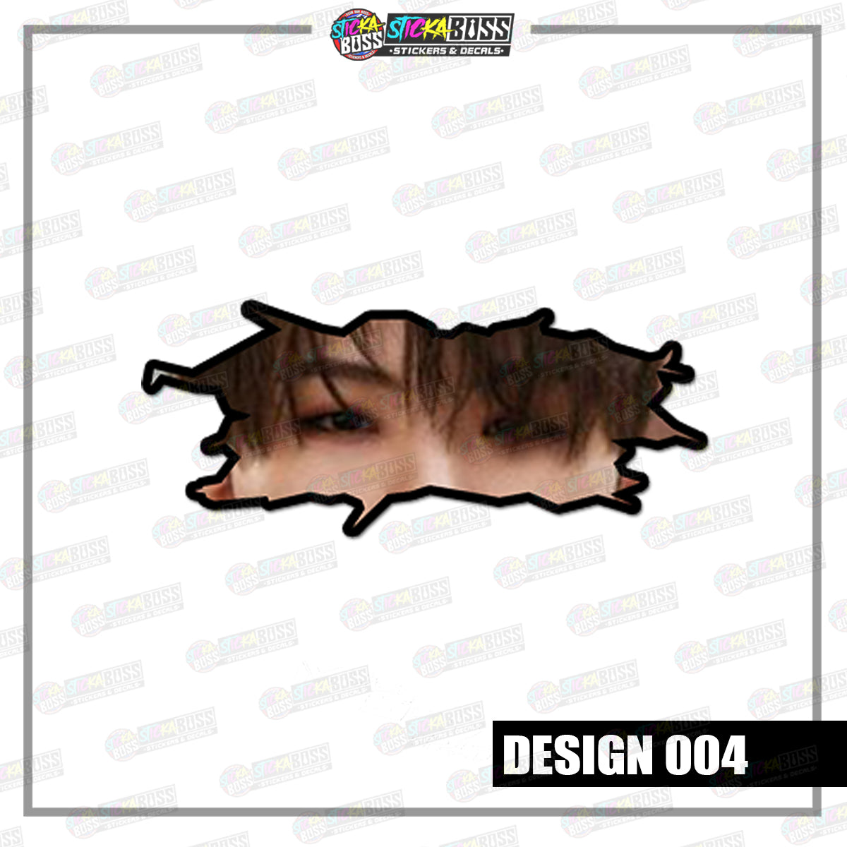 KPOP-SEVENTEEN | CRACK PEEKERS  ( ANIME VINYL STICKER DECALS )【Stickaboss】