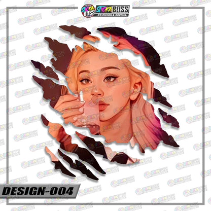 TWICE PART 2 | ANIME SCRATCH STICKER【VINYL PRINTED】( LAMINATED / WATERPROOF )【Stickaboss】