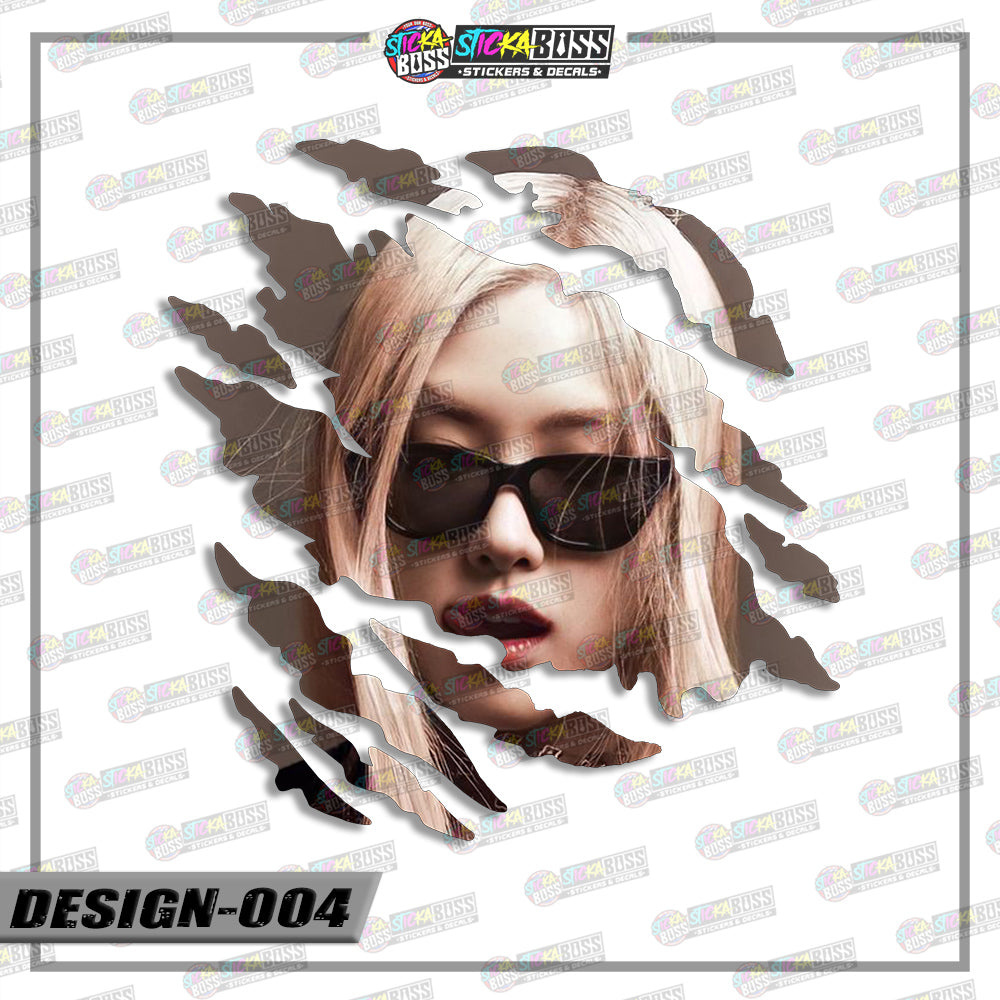 BLACKPINK | SCRATCH STICKER【VINYL PRINTED】( LAMINATED / WATERPROOF )