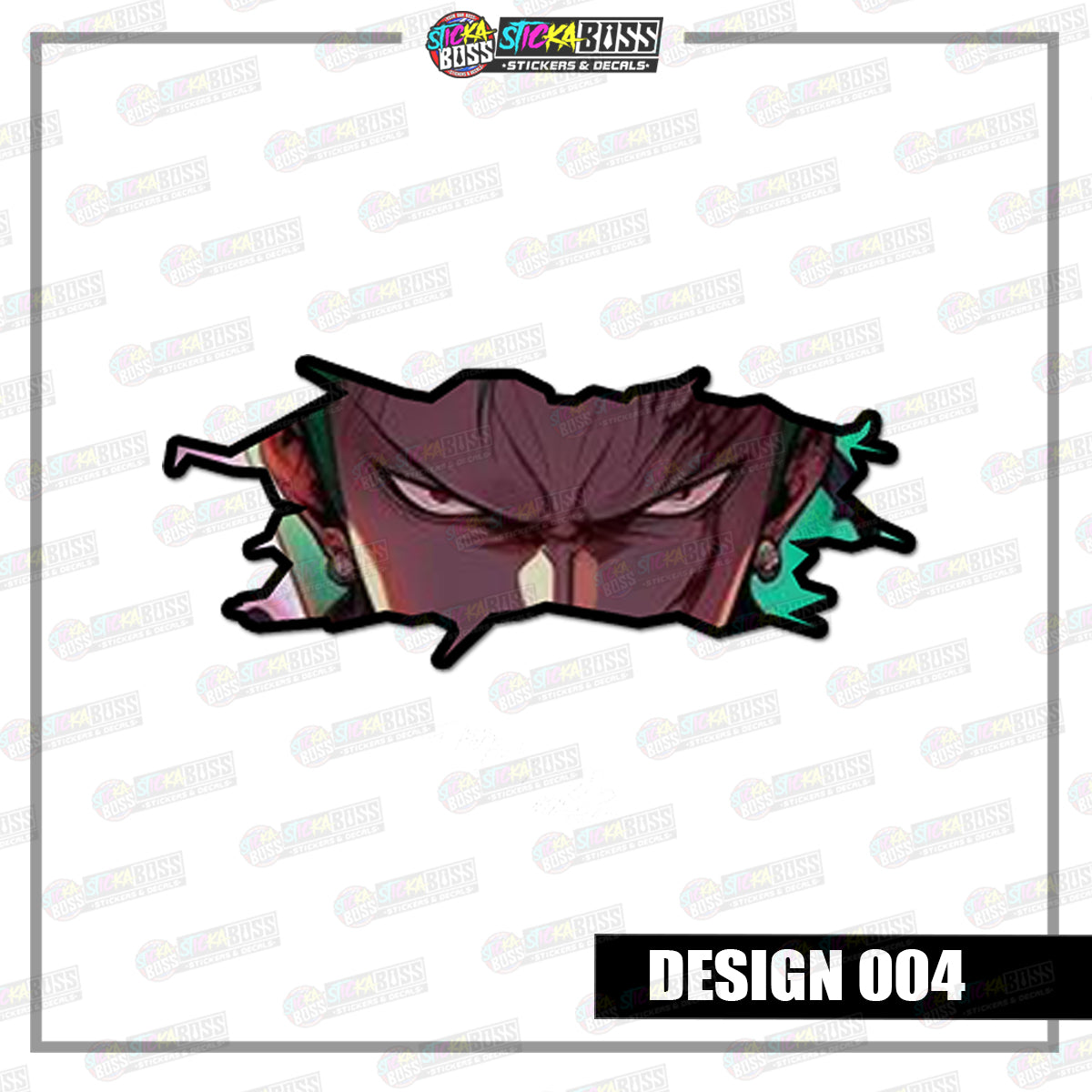 ONEPIECE | CRACK PEEKERS  ( ANIME VINYL STICKER DECALS )【Stickaboss】