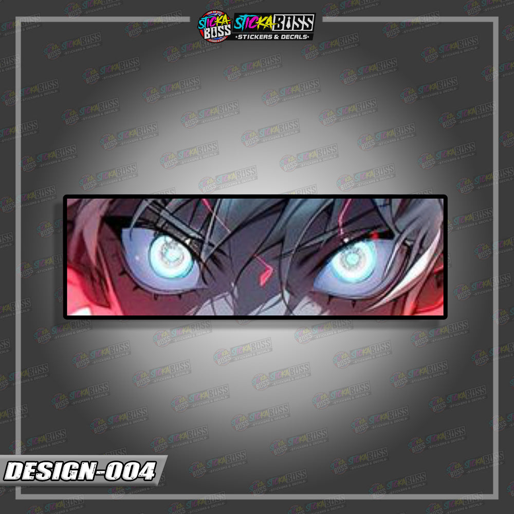 JUJUTSU KAISEN PART 1 | ANIME  EYE SLAP STICKER【VINYL PRINTED】( LAMINATED / WATERPROOF )