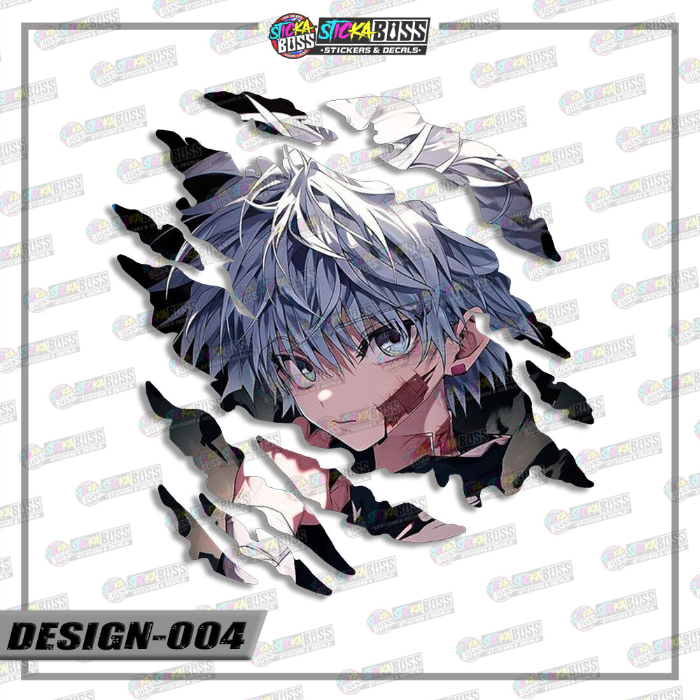 HUNTER X HUNTER | ANIME SCRATCH STICKER【VINYL PRINTED】( LAMINATED / WATERPROOF )【Stickaboss】