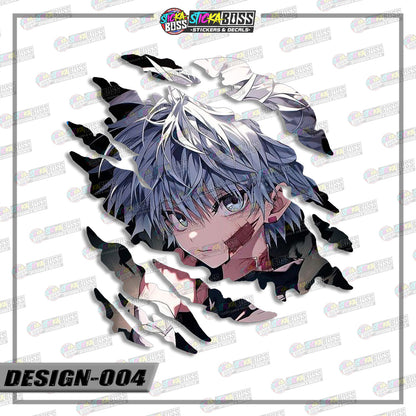HUNTER X HUNTER | ANIME SCRATCH STICKER【VINYL PRINTED】( LAMINATED / WATERPROOF )【Stickaboss】
