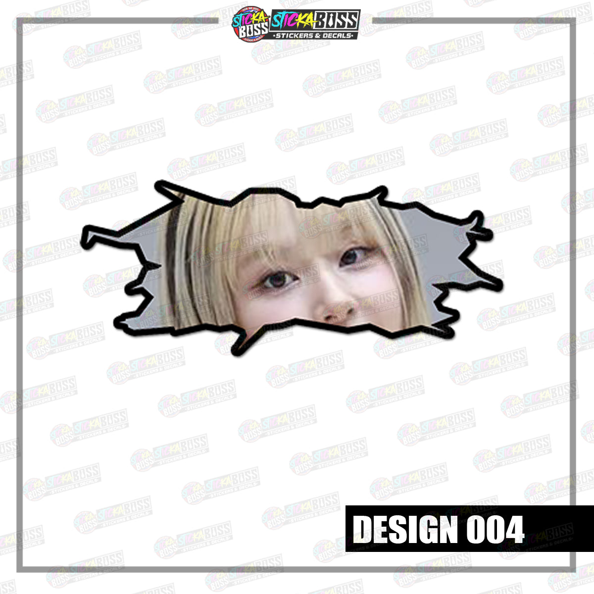 KPOP-TWICE | CRACK PEEKERS  ( ANIME VINYL STICKER DECALS )【Stickaboss】