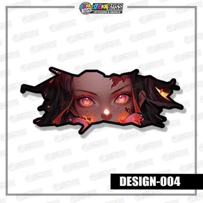 DEMONSLAYER | ANIME SCRATCH STICKER【VINYL PRINTED】( LAMINATED / WATERPROOF )【Stickaboss】