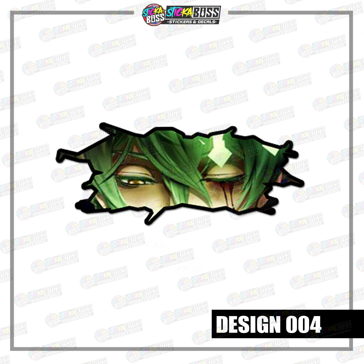 BLACK CLOVER | CRACK PEEKERS  ( ANIME VINYL STICKER DECALS )【Stickaboss】