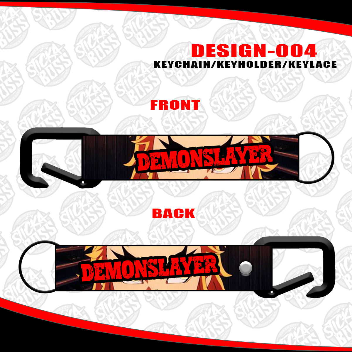 DEMONSLAYER KEYCHAIN / KEYHOLDER / KEYLACE (SOLD PER PIECE)【Stickaboss】