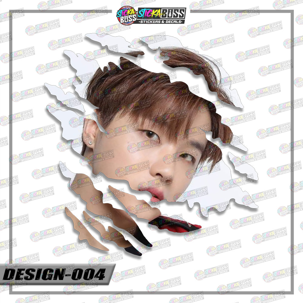 IKON | ANIME SCRATCH STICKER【VINYL PRINTED】( LAMINATED / WATERPROOF )【Stickaboss】