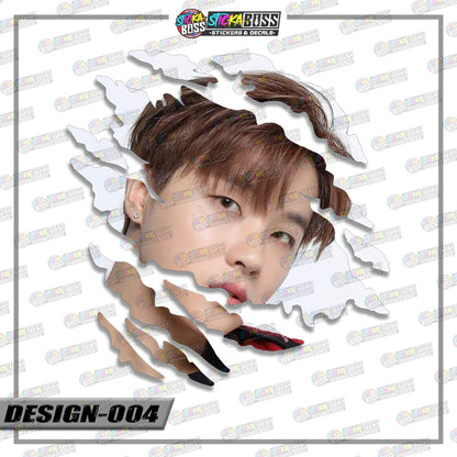 IKON | ANIME SCRATCH STICKER【VINYL PRINTED】( LAMINATED / WATERPROOF )【Stickaboss】