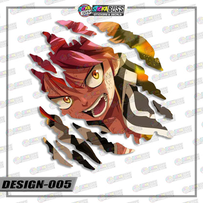 FAIRYTAIL | ANIME SCRATCH STICKER【VINYL PRINTED】( LAMINATED / WATERPROOF )【Stickaboss】