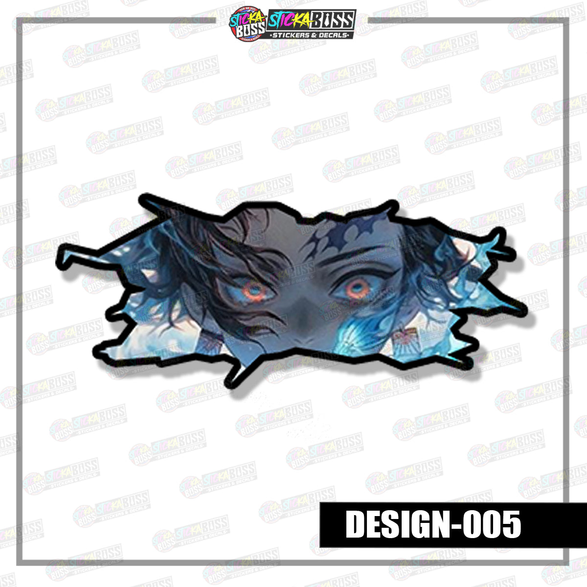 DEMONSLAYER | ANIME SCRATCH STICKER【VINYL PRINTED】( LAMINATED / WATERPROOF )【Stickaboss】