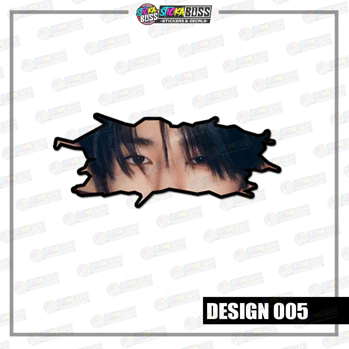 KPOP-STRAYKIDS | CRACK PEEKERS  ( ANIME VINYL STICKER DECALS )【Stickaboss】