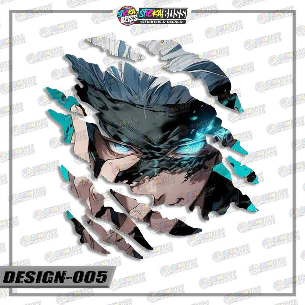 JUJUTSU KAISEN PART 2 | ANIME SCRATCH STICKER【VINYL PRINTED】( LAMINATED / WATERPROOF )【Stickaboss】