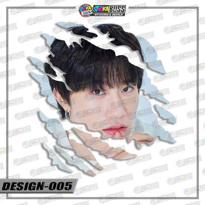 TREASURE | ANIME SCRATCH STICKER【VINYL PRINTED】( LAMINATED / WATERPROOF )【Stickaboss】